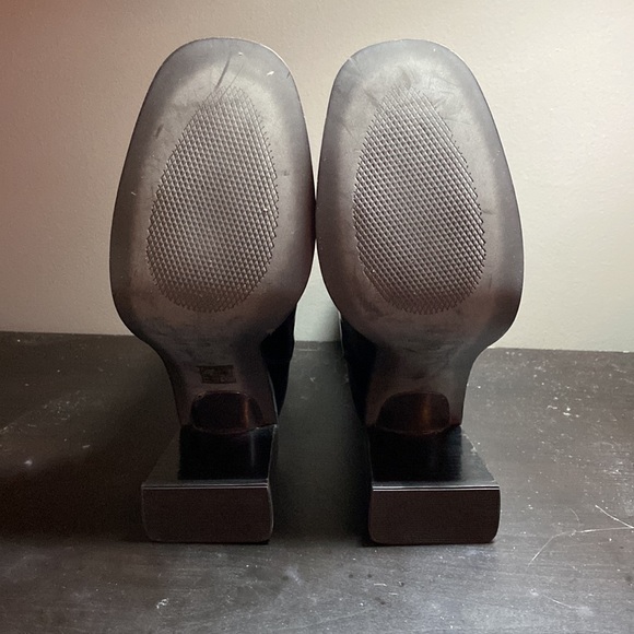 L’Intervalle Black Patent Midi Boots - Picture 6 of 7